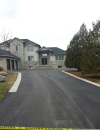 Driveway Paving and concrete curbs